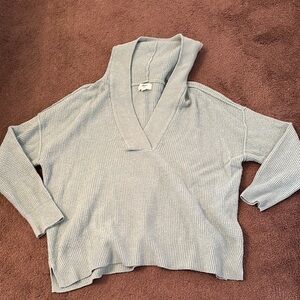 Aerie hooded drop shoulder sweater